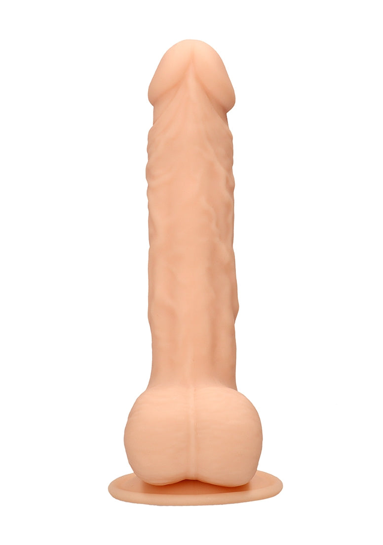 Silicone Dildo With Balls - 9,5''/ 24 Cm