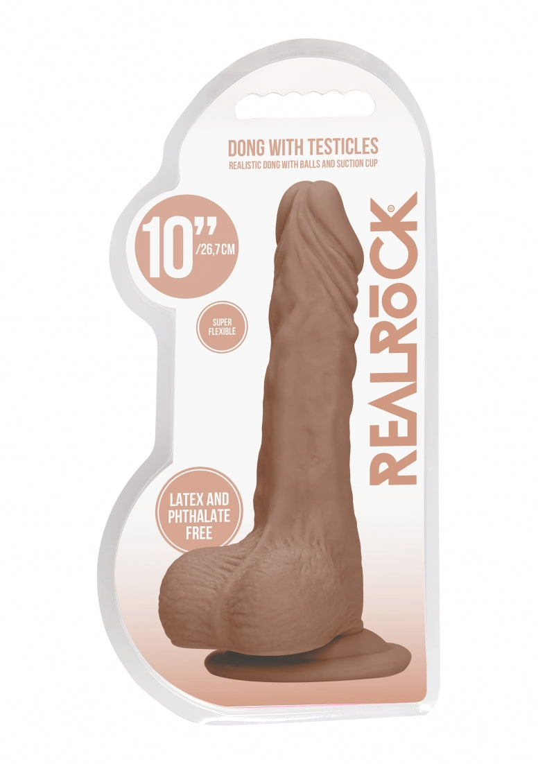 Dildo With Balls - 10''/ 25 Cm