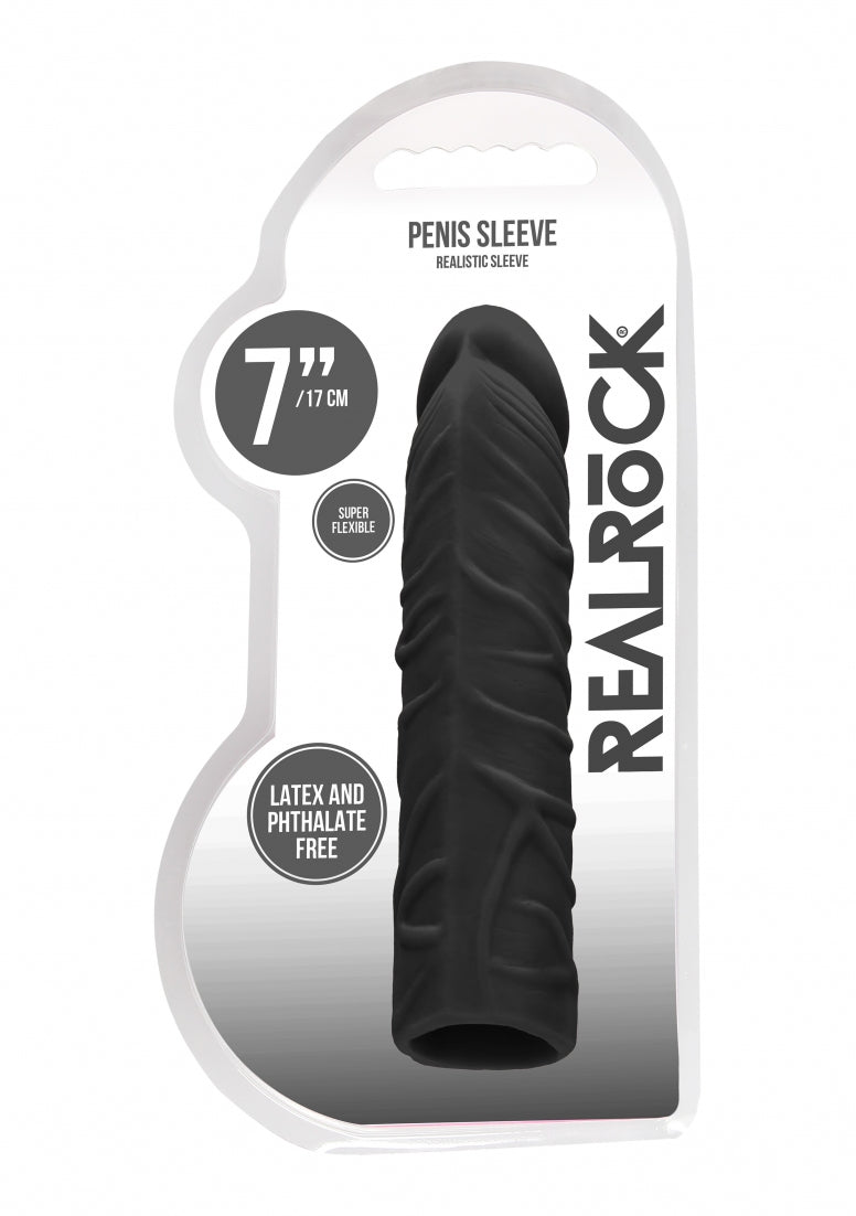 Penis Sleeve - 7"/ 17 Cm - Black