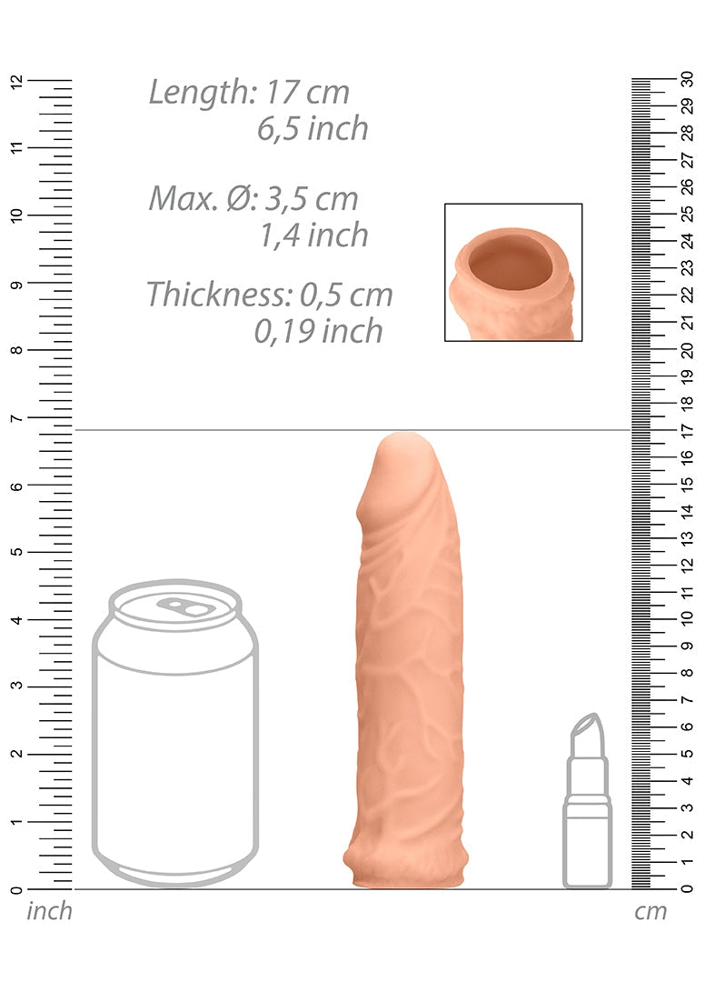 Penis Sleeve - 7"/ 17 Cm - Flesh