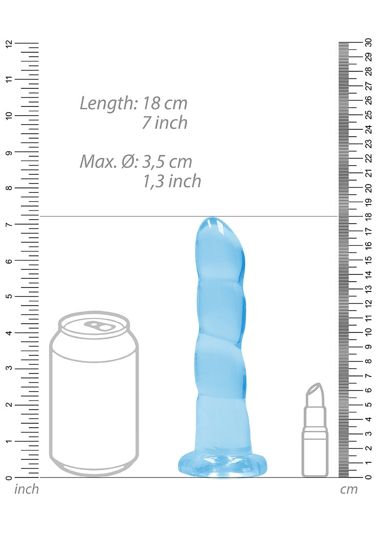 Non Realistic Dildo With Suction Cup - 7''/ 17 Cm