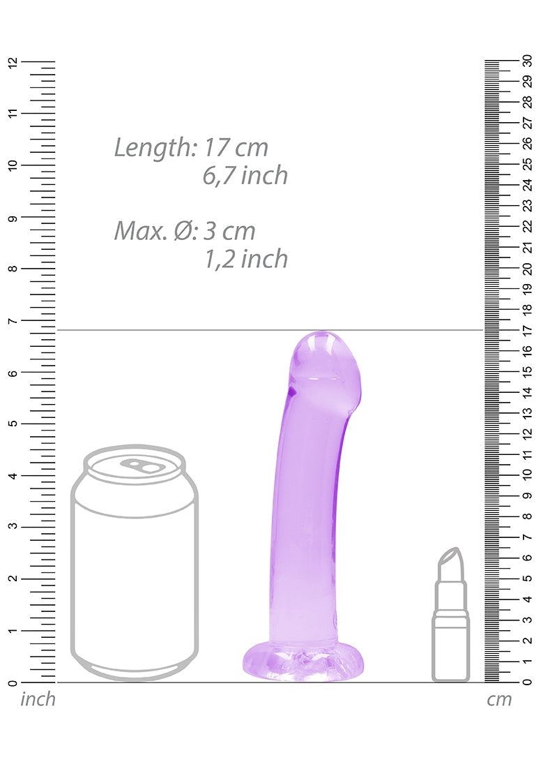 Non Realistic Dildo With Suction Cup - 6,7''/ 17 Cm