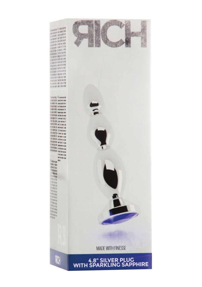 R3 - Silver Plug - 4,8 Inch - Purple Sapphire