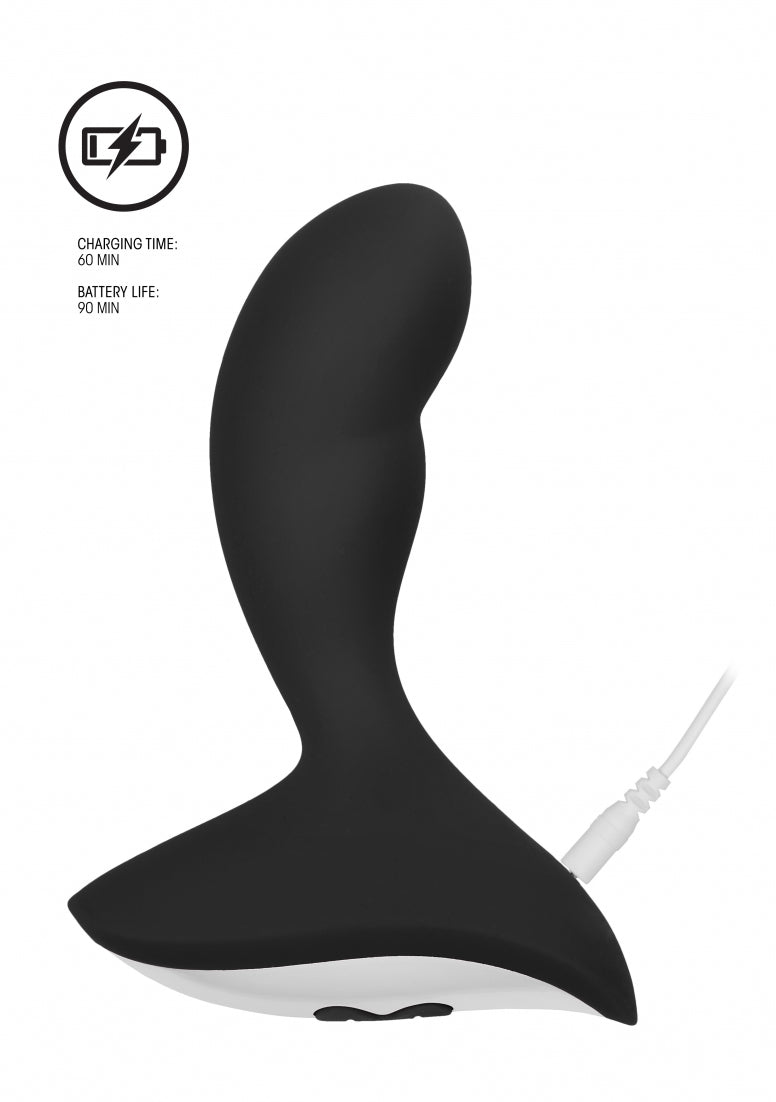 Geron Anal Vibrator - Black