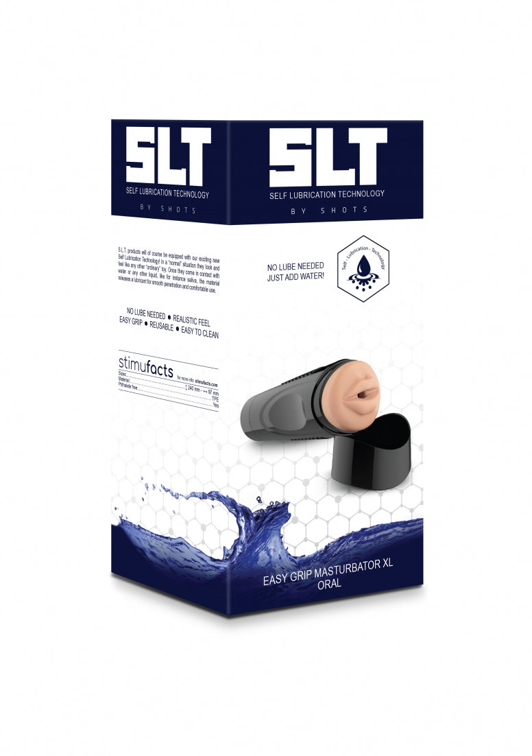 Self Lubrication Easy Grip Masturbator Xl Oral - Flesh