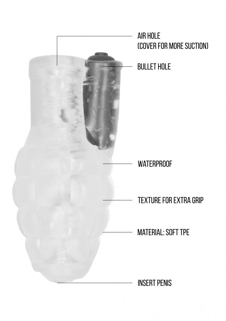 No.22 - Stroker - With Vibrating Bullet - Translucent