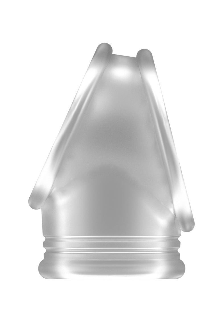 No.48 - Cockring With Ball Strap - Translucent