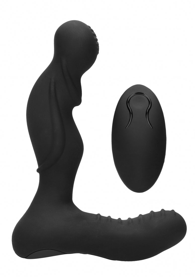No. 76 - Vibrating Anal Plug / P Massager - Black
