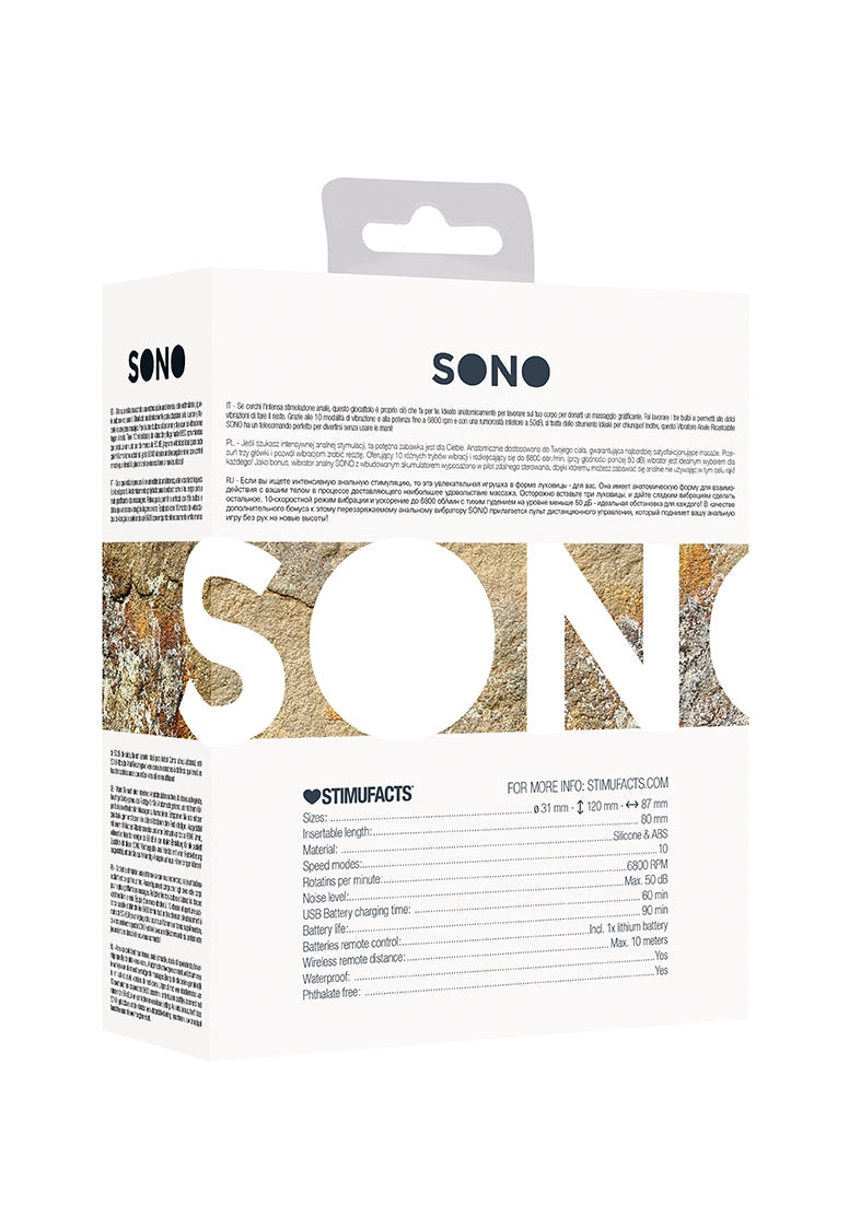 No. 78 - Rechargeable Anal Stimulator - Black