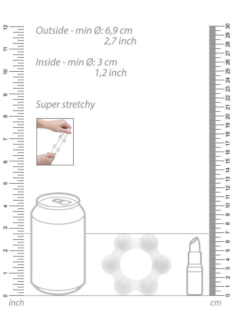 No. 82 - Weighted Cock Ring - Transparent