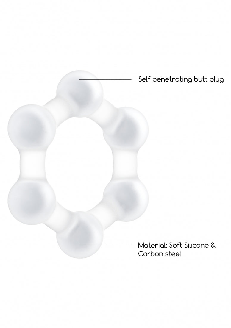 No. 82 - Weighted Cock Ring - Transparent