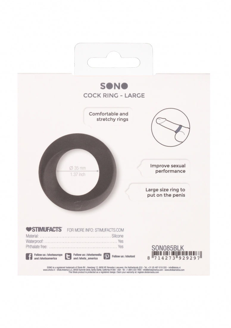 No. 85 - Cock Ring - Large - Black