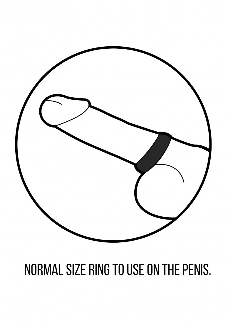 No. 85 - Cock Ring - Large - Black