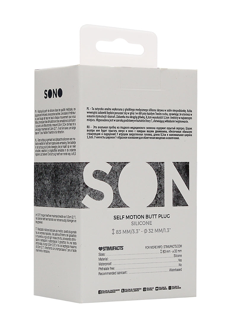 N0. 89 - Self Penetrating Butt Plug - Black