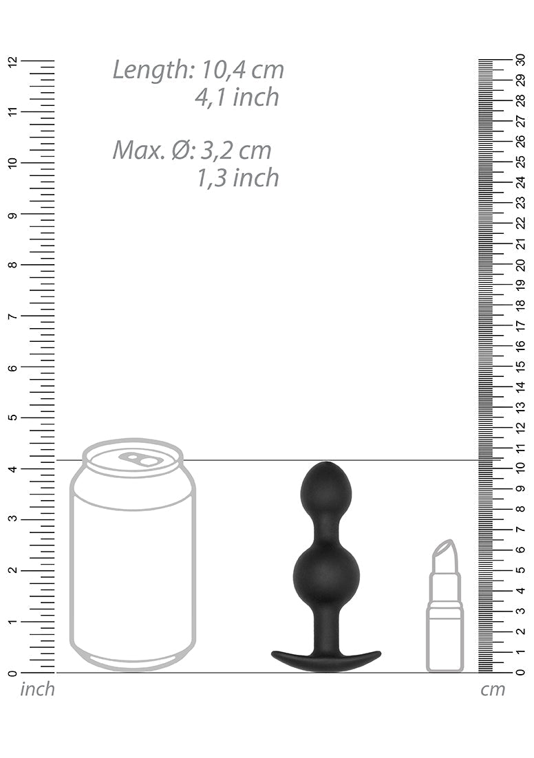 N0. 90 - Self Penetrating Butt Plug - Black