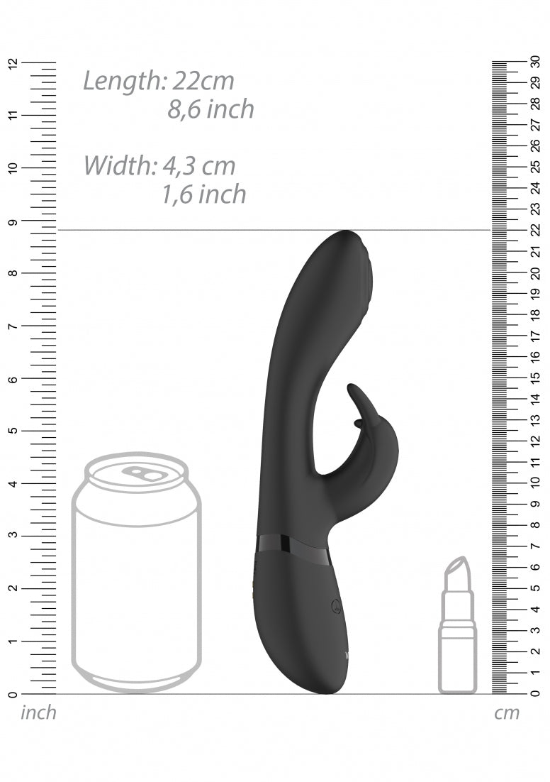 Cato - Pulse G-spot Rabbit - Black