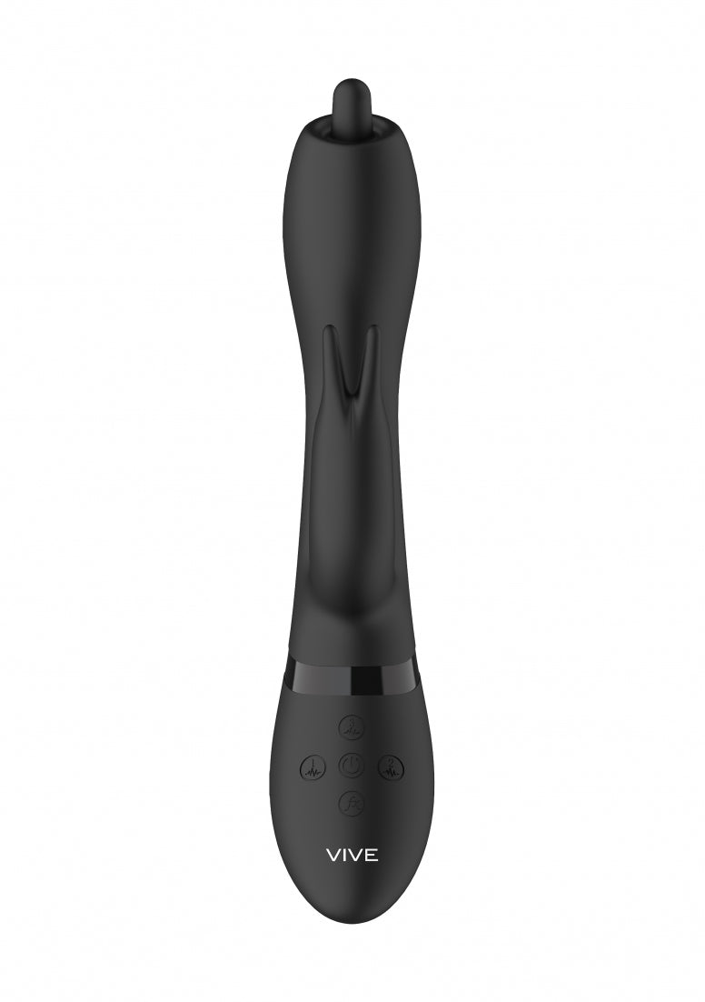 Nilo - Pinpoint Rotating G-spot Rabbit - Black