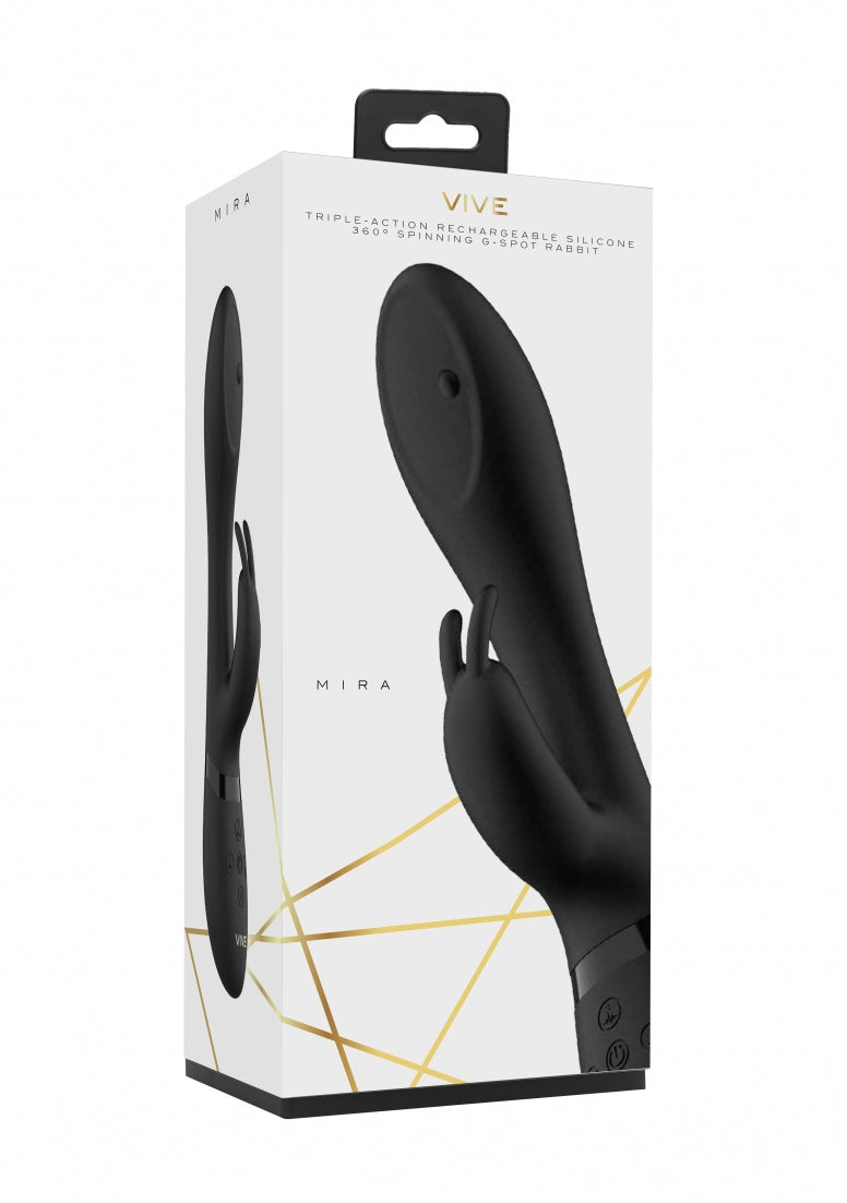 Mira - Spinning G-spot Rabbit - Black