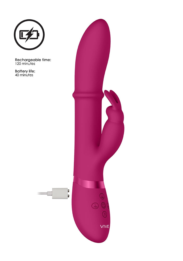 Halo - Ring Rabbit Vibrator - Pink
