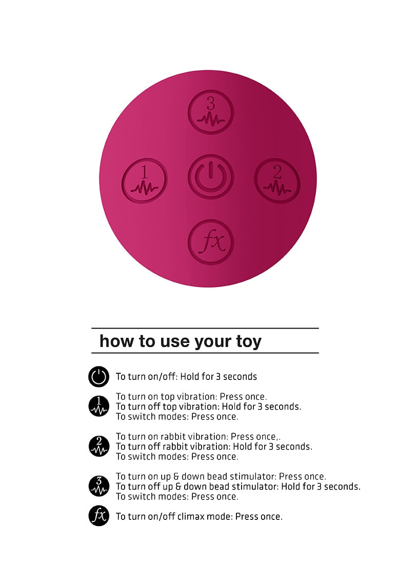 Halo - Ring Rabbit Vibrator - Pink