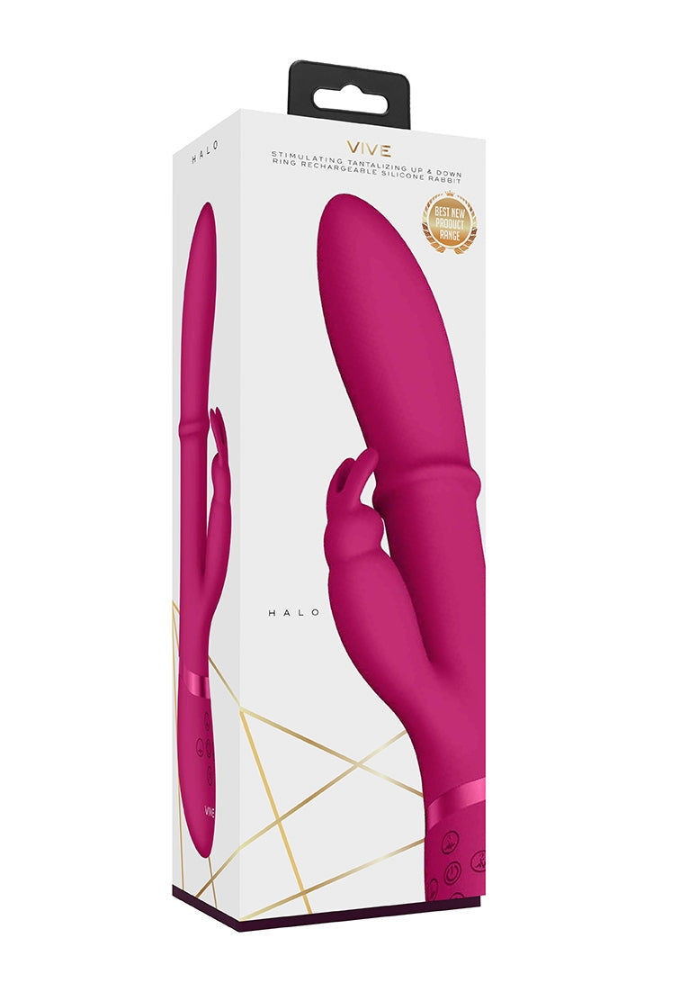 Halo - Ring Rabbit Vibrator - Pink