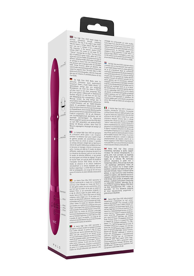 Halo - Ring Rabbit Vibrator - Pink