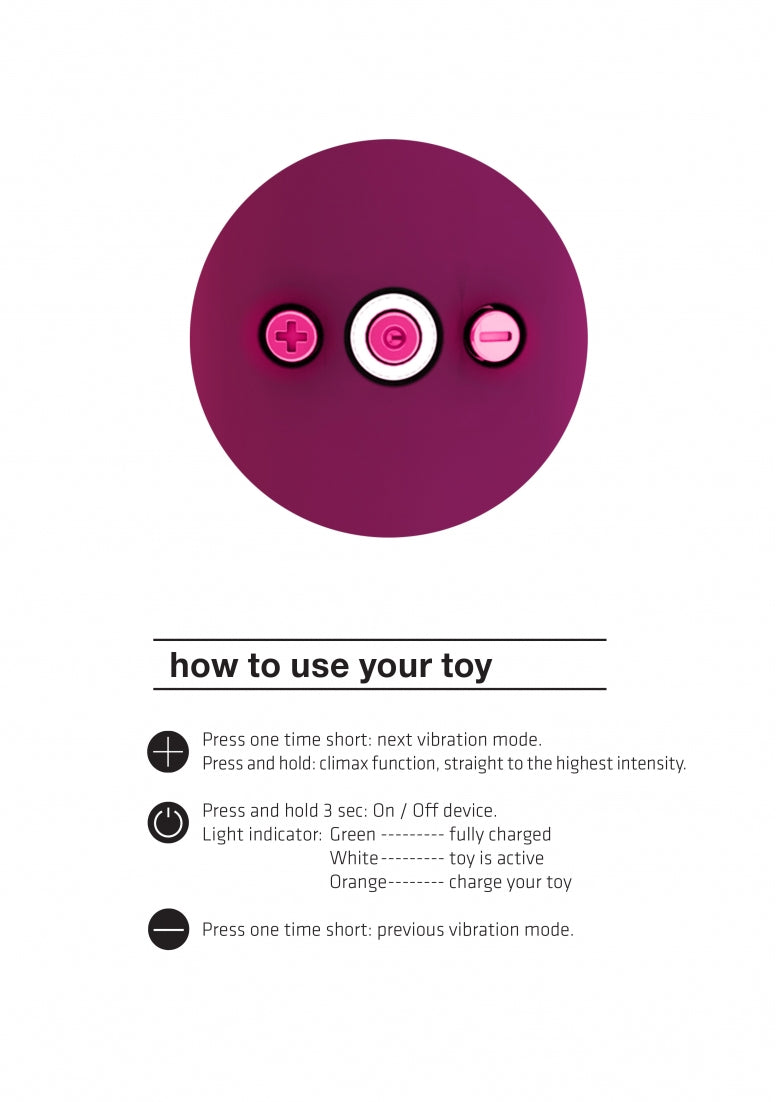 Minu - Lay On Vibrator - Pink