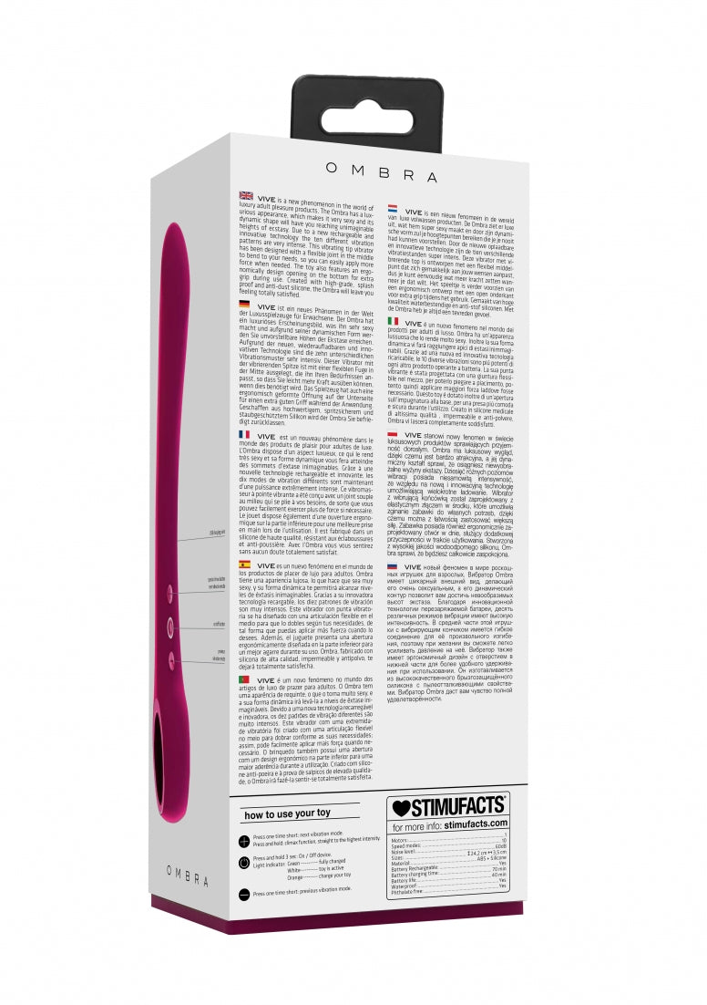 Ombra - Bendable Vibrator - Pink