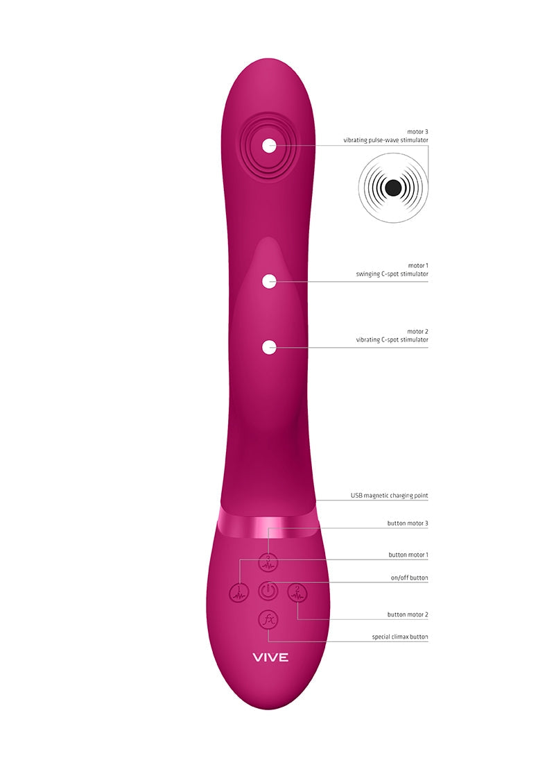 Aimi - Pulse Wave & Vibrating G-spot Rabbit