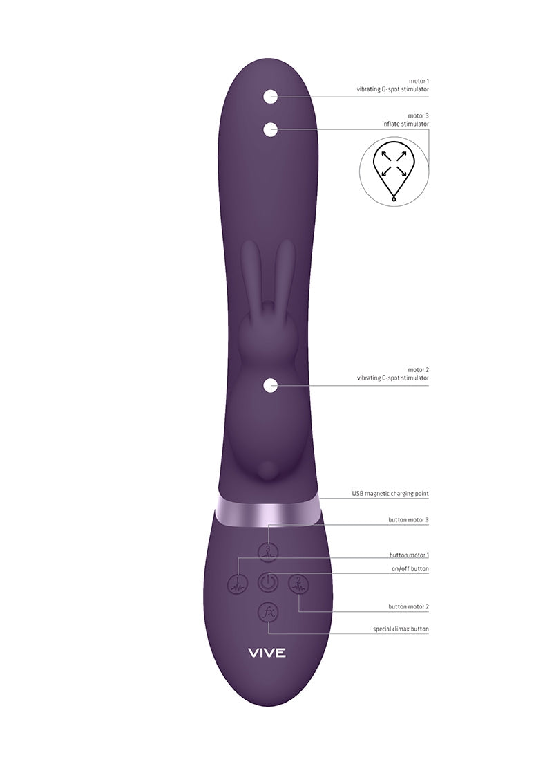 Taka - Inflatable & Vibrating Rabbit
