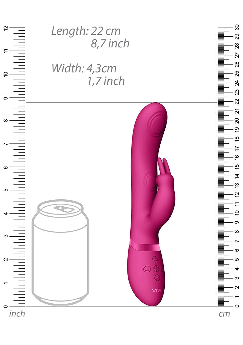May - Dual Pulse-wave & Vibrating C-spot & G-spot Rabbit