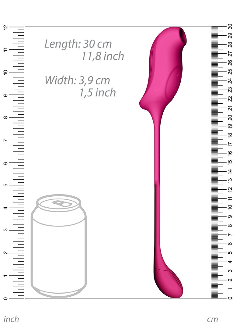 Quino - Air Wave & Vibrating Egg Vibrator