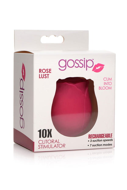 Gossip Cum Into Bloom Clitoral Vibrator - Rose Lust