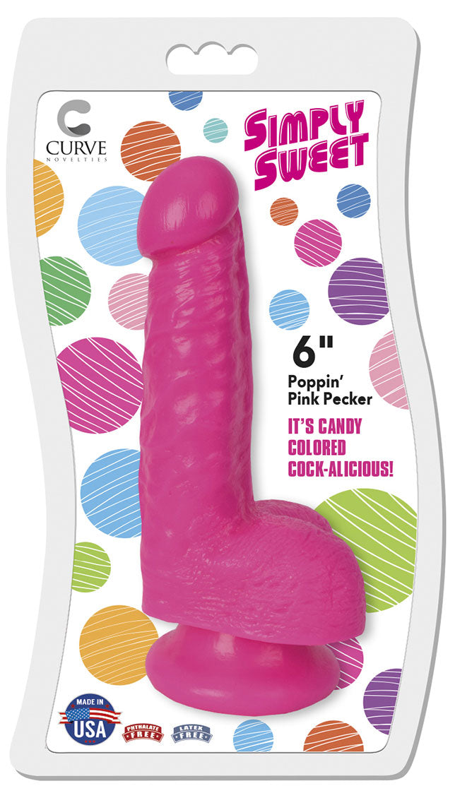 6" Poppin' Pink Pecker