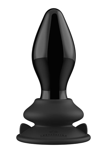 Stretchy - Glass Vibrator - With Suction Cup And Remote - Rechargeable - 10 Speed