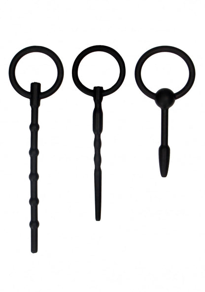 Urethral Sounding Plug Set - Black