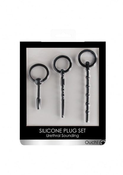 Urethral Sounding Plug Set - Black