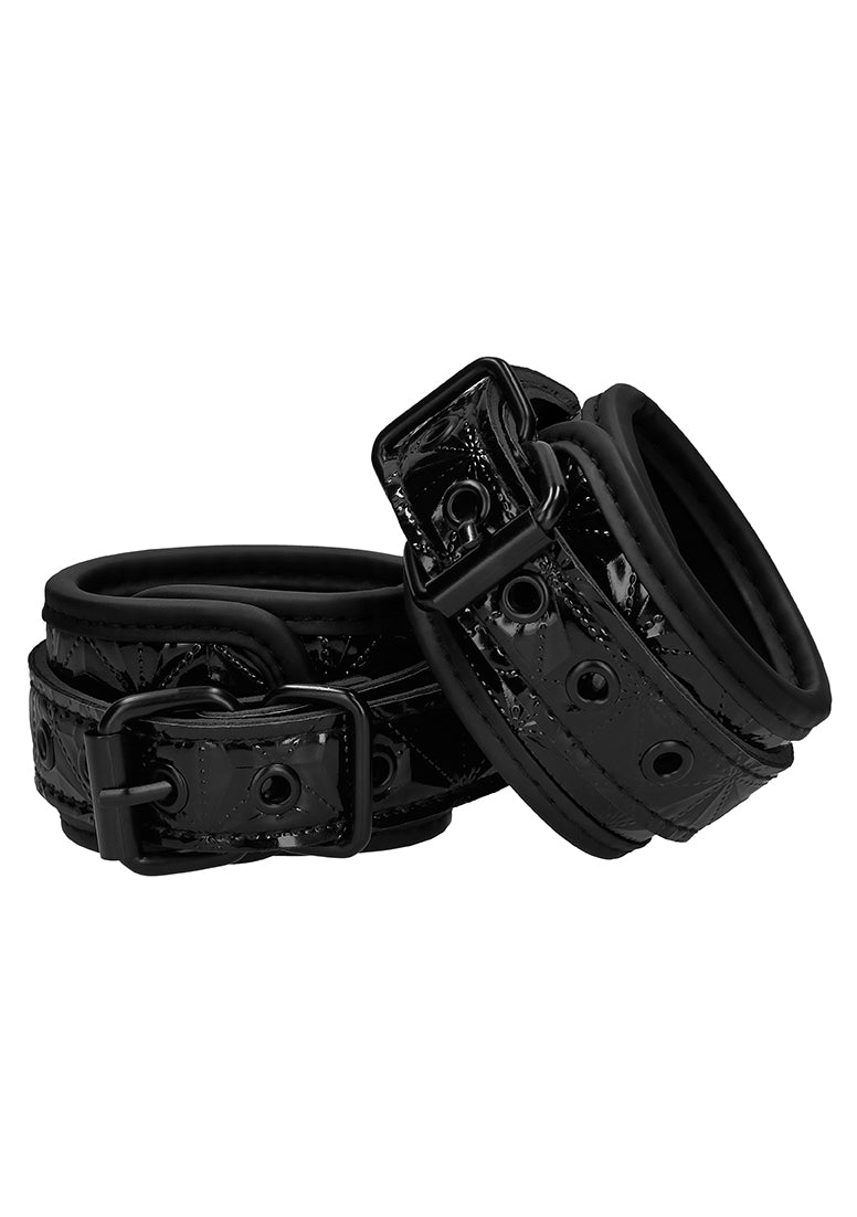 Luxury Ankle Cuffs - Black