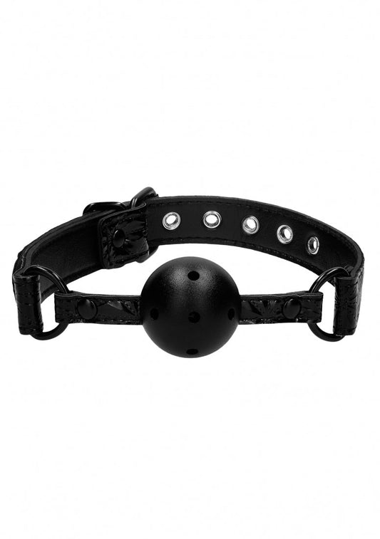 Breathable Luxury Ball Gag - Black