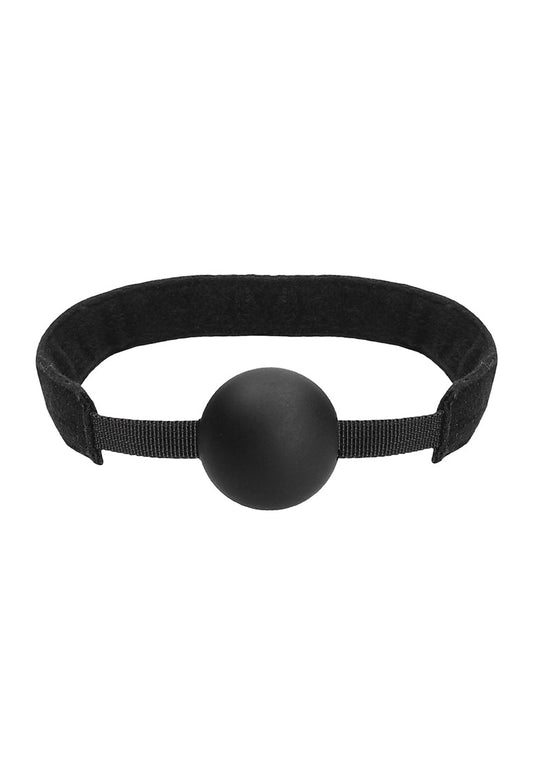 Velvet & Velcro Adjustable Silicone Ball Gag