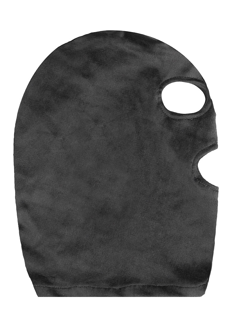 Velvet & Velcro Mask With Eye And Mouth Opening