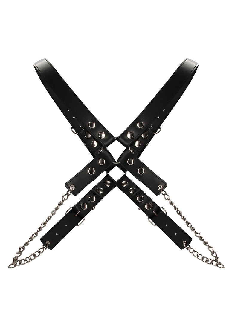 Men's Chain Harness - One Size - Black