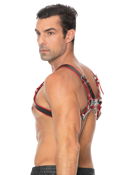 Chest Bulldog Harness - S/m - Red