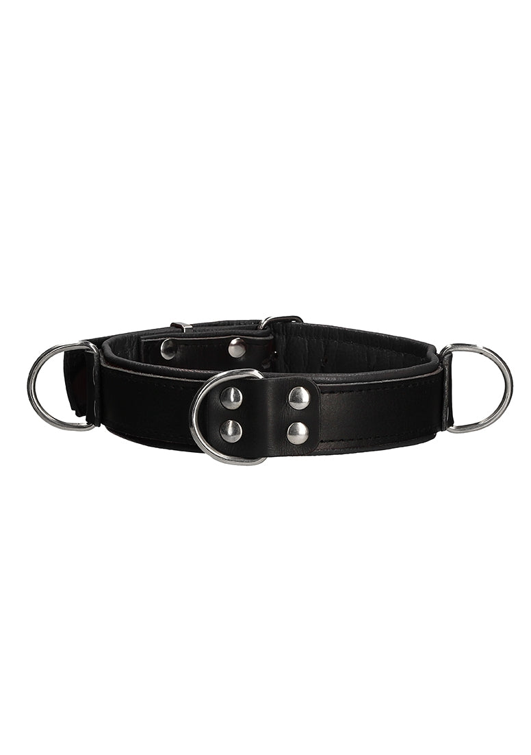 Deluxe Bondage Collar - One Size - Black