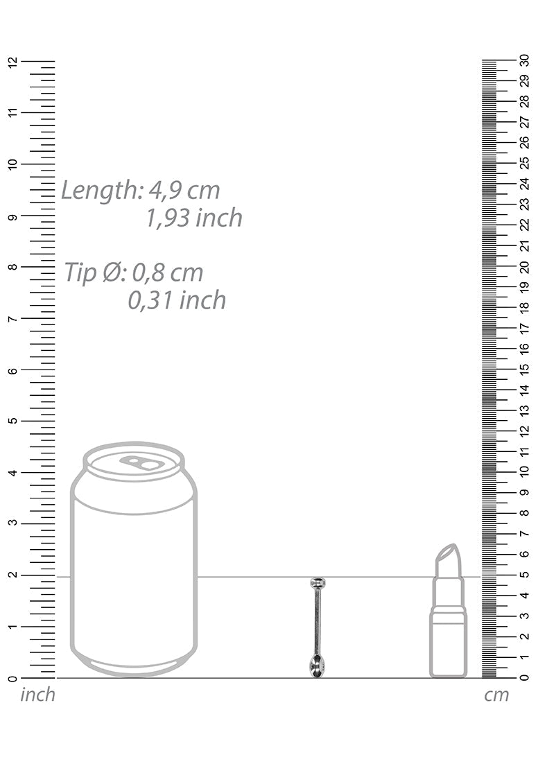 Urethral Sounding - Metal Plug - 8mm