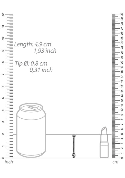 Urethral Sounding - Metal Plug - 8mm