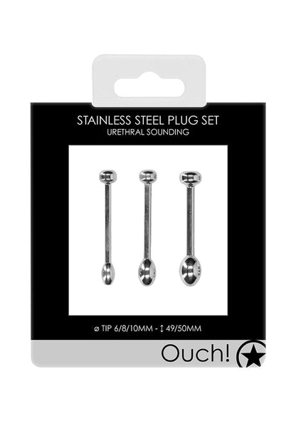 Urethral Sounding - Metal Plug Set