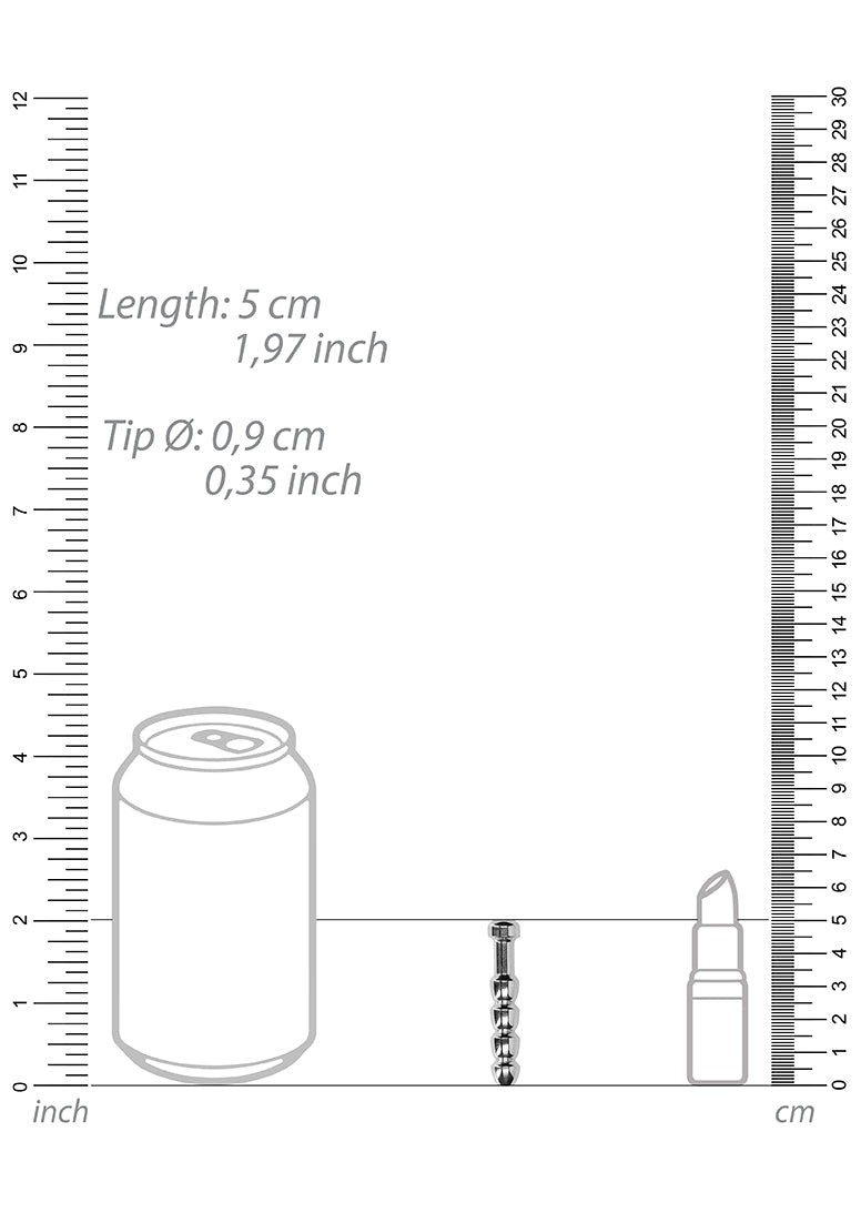 Urethral Sounding - Metal Plug - 9mm