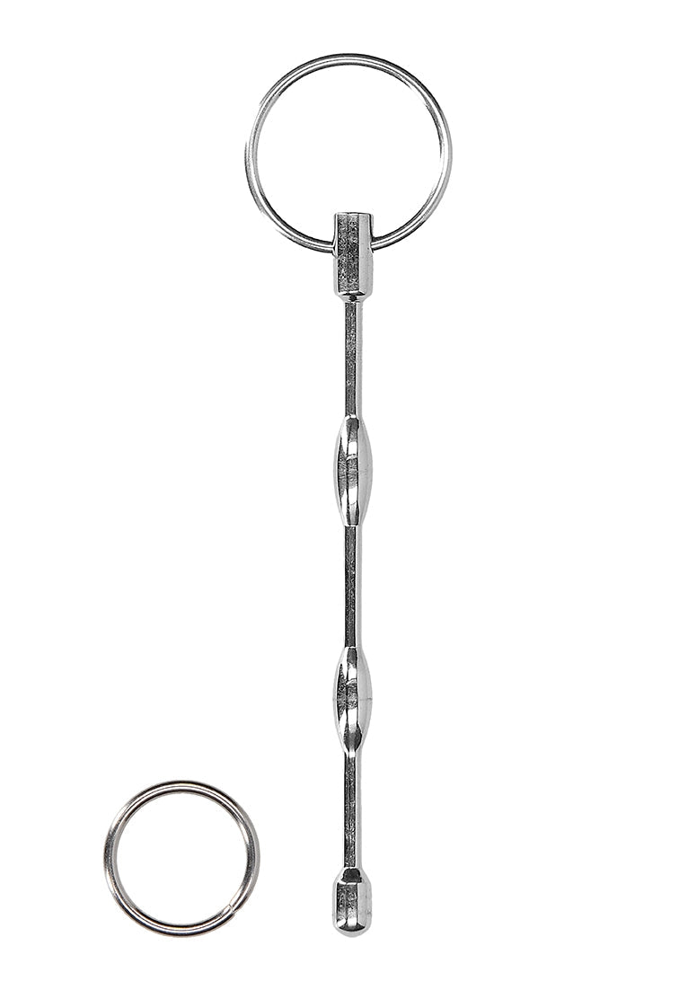 Urethral Sounding - Ribbed Plug With Ring