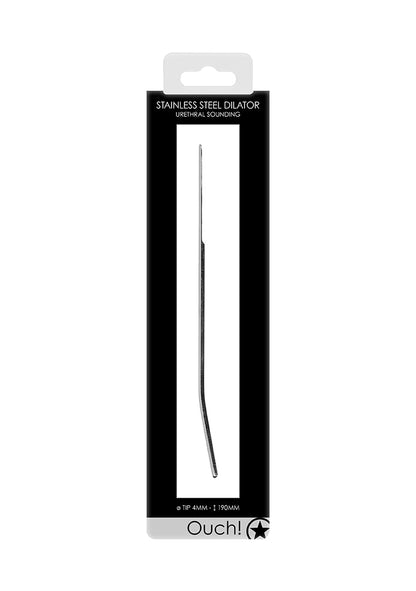 Urethral Sounding - Metal Dilator - 4mm